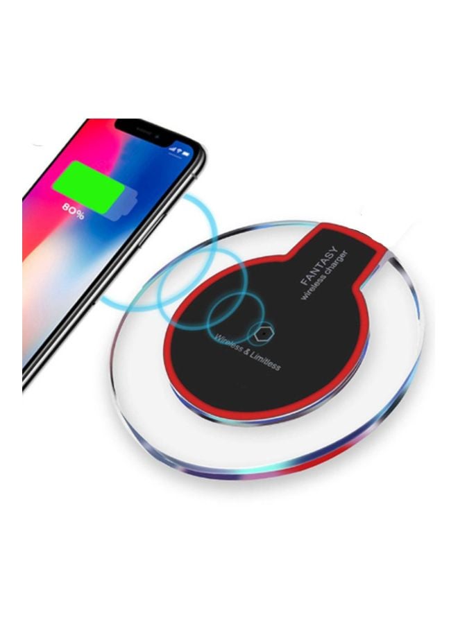 Fantasy Wireless Charger With Micro USB Cable White/Black/Red - Image 2