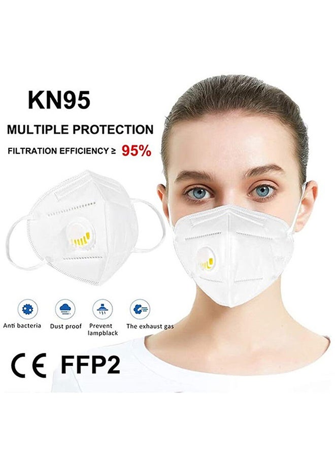 قناع وجه KN95 من 5 طبقات مع صمّام تنفّس - Image 2