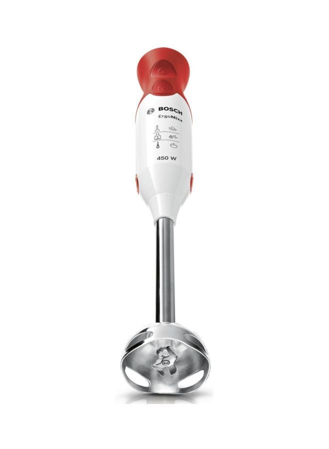 BOSCH Hand Blender 450W MSM64110 White/Red - Image 2