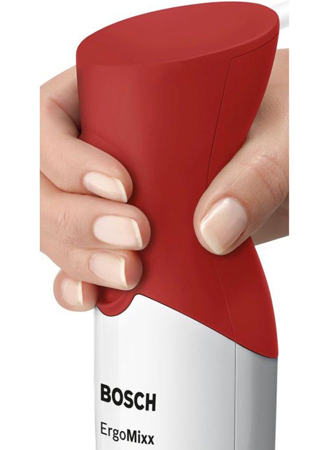 BOSCH Hand Blender 450W MSM64110 White/Red - Image 3
