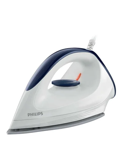Philips Dry Iron - DynaGlide Soleplate, 1.8M Cord Length with Cord Hose Storage, Slim Tip Soleplate, 1200 W GC160/07 Multicolour