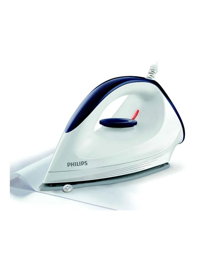 Philips Dry Iron - DynaGlide Soleplate, 1.8M Cord Length with Cord Hose Storage, Slim Tip Soleplate, 1200 W GC160/07 Multicolour