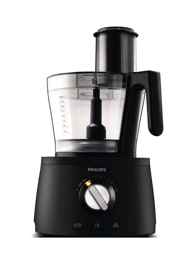 Philips - Food Processor 1300W 3.4 L 1300.0 W HR7776/91 Black/Silver - Image 1