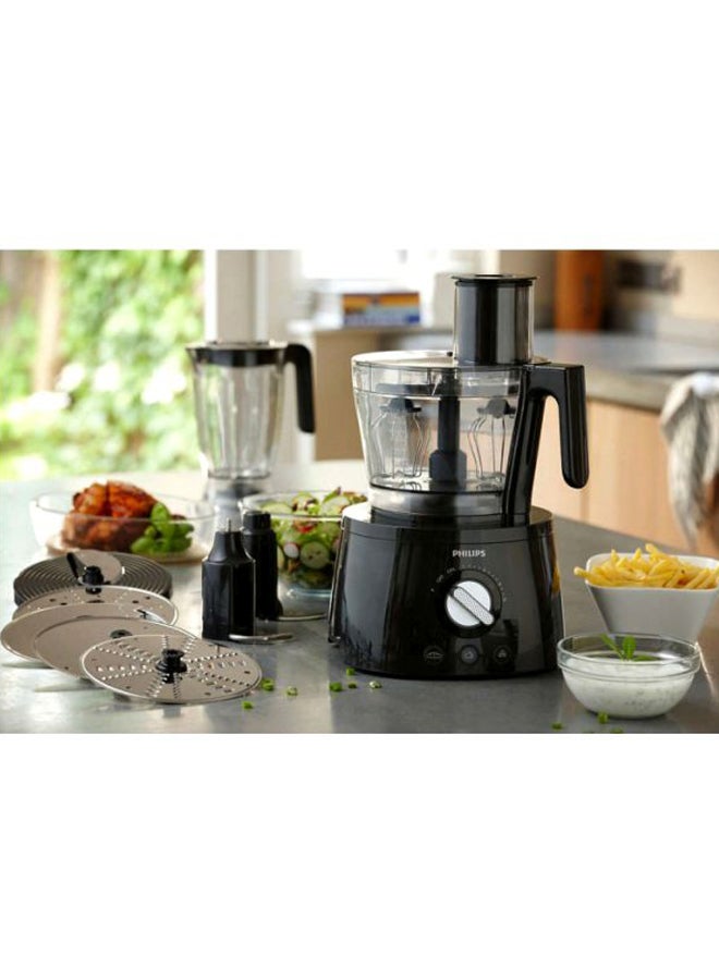 Philips - Food Processor 1300W 3.4 L 1300.0 W HR7776/91 Black/Silver - Image 1