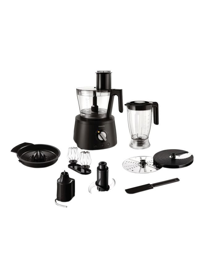Philips - Food Processor 1300W 3.4 L 1300.0 W HR7776/91 Black/Silver - Image 1