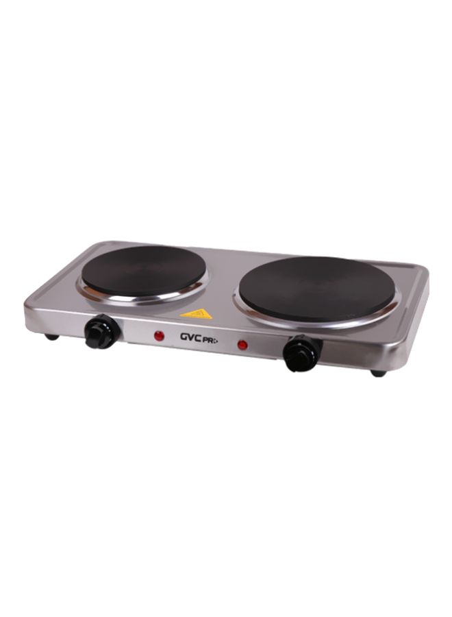 gvc pro Electric Double Hot Plate 2500W 2500.0 W GVCHP-200S Silver/Black  - Image 1