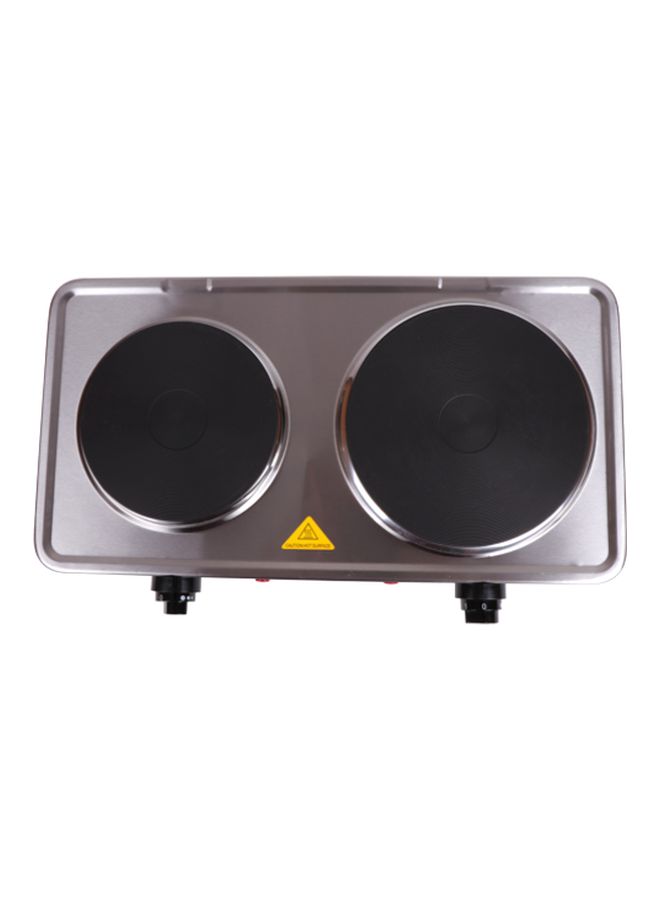 gvc pro Electric Double Hot Plate 2500W 2500.0 W GVCHP-200S Silver/Black  - Image 2