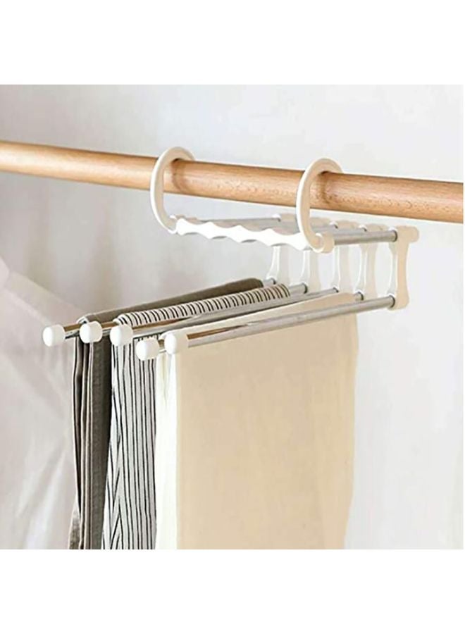 SAPU - Stainless Steel Clothes Hanger Silver/White 40x50x60cm - Image 1
