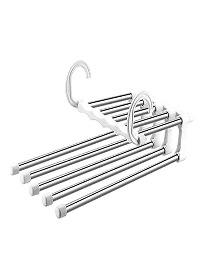 SAPU - Stainless Steel Clothes Hanger Silver/White 40x50x60cm - Image 1