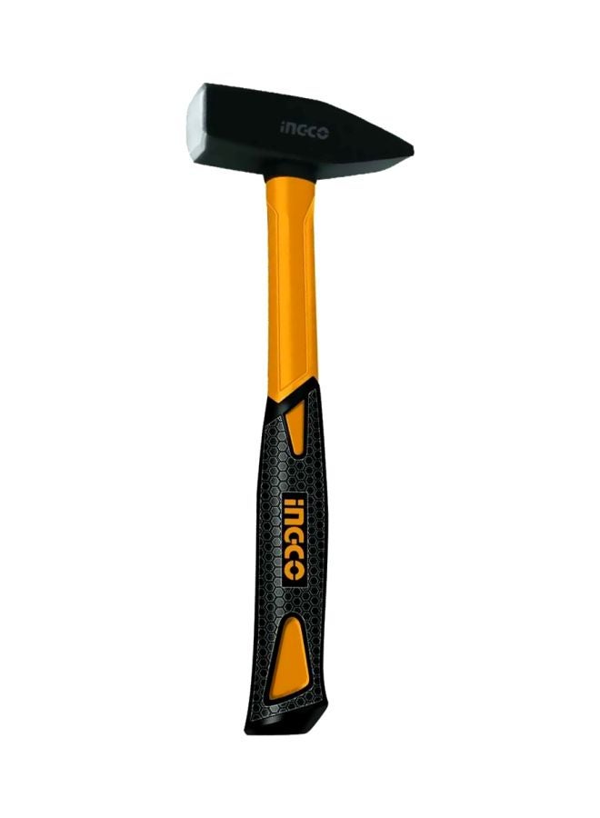 INGCO Machinist Hammer Black/Yellow 29.3x3.1x16cm - Image 1