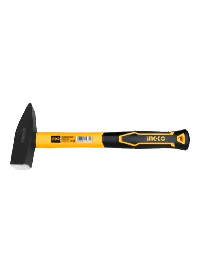 INGCO Machinist Hammer Black/Yellow 29.3x3.1x16cm - Image 2