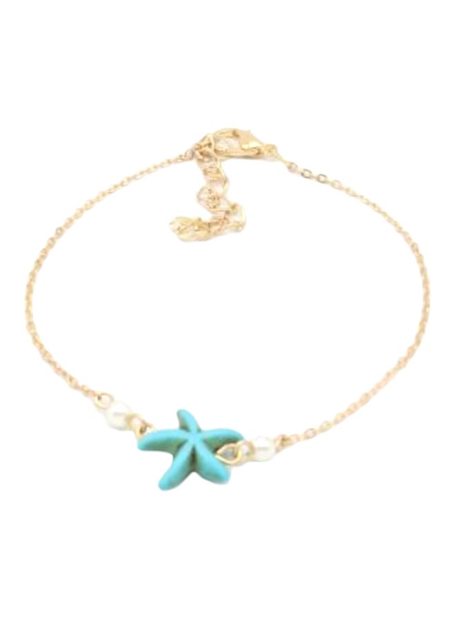 Miracle Empire - Starfish and Pearl Anklet - Image 1