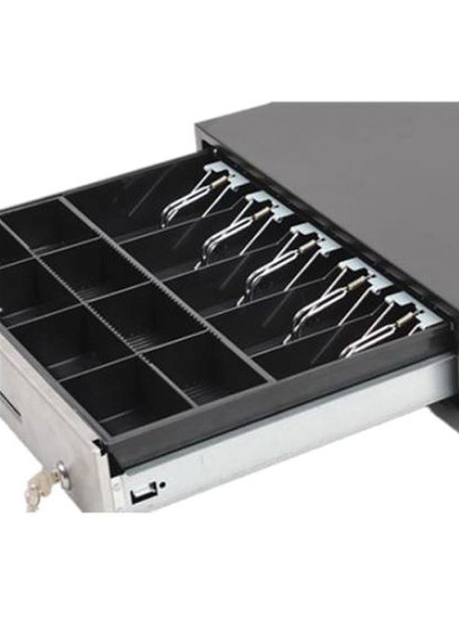 Koohii Stainless Steel Cash Drawer Black/Silver - Image 2