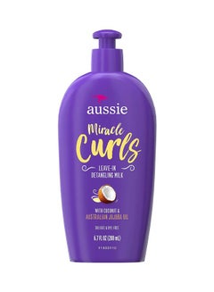 Aussie Miracle Curls Leave-In Detangling Milk 200ml  - Image 1