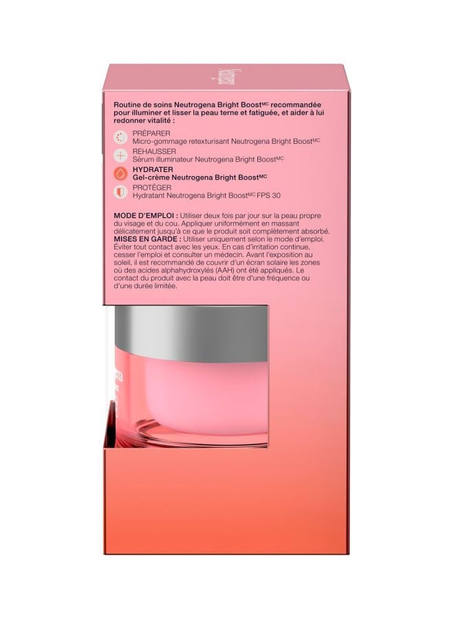 Neutrogena - Bright Boost Brightening Gel Moisturizing Face Cream Pink 50ml - Image 1