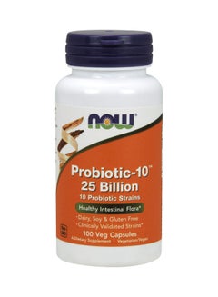 Probiotic-10 25 Billion Dietary Supplement - 100 Veg Capsules