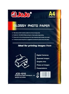 JOJO A4 Super Glossy Inkjet Photo Paper 180gsm  - Image 2