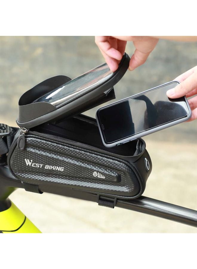 WEST BIKING Waterproof Tube Bike Cell Mobile Phone Holder 23.5x13.0x11.8cm  - Image 5