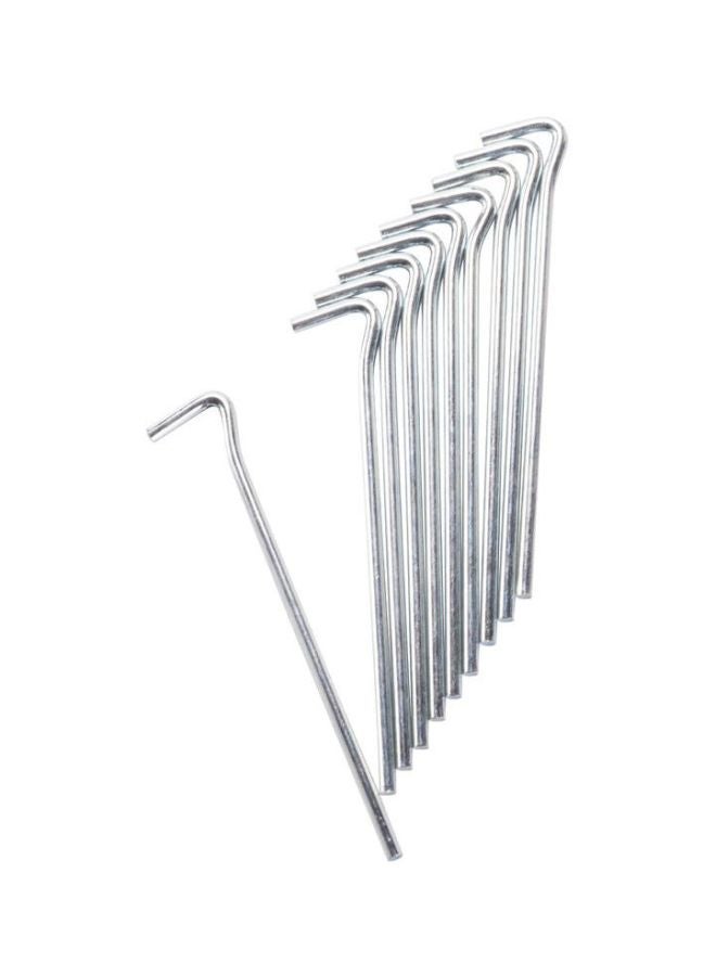 Quechua 10-Piece Steel Tent Pegs 18cm  - Image 1