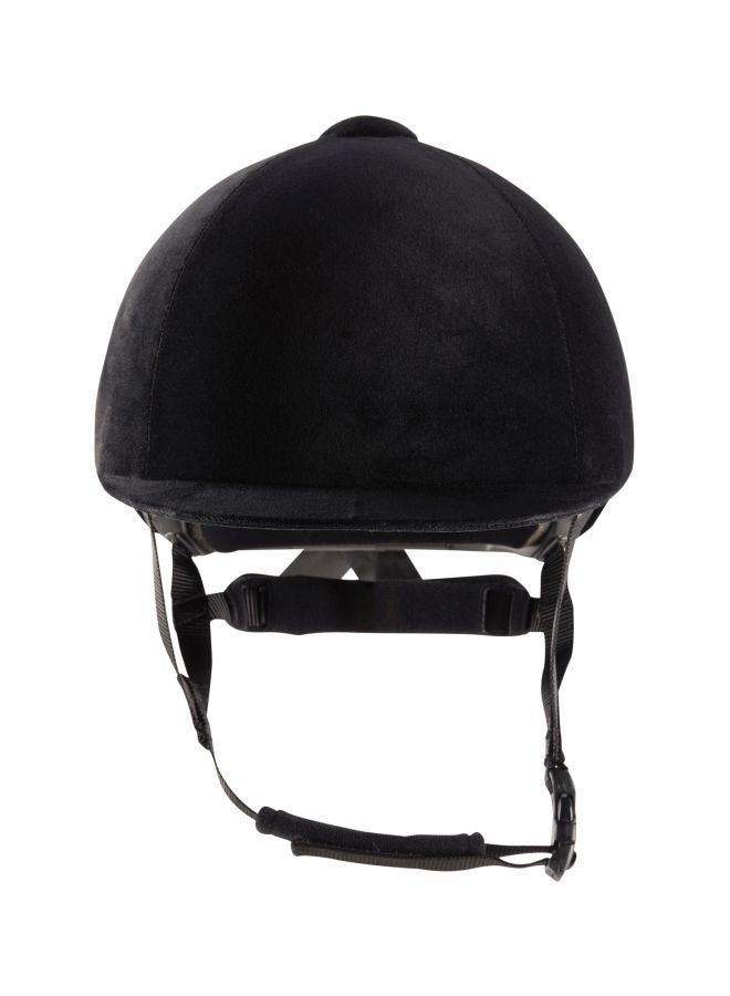 FOUGANZA - Velvet Horse Riding Helmet One Size - Image 1