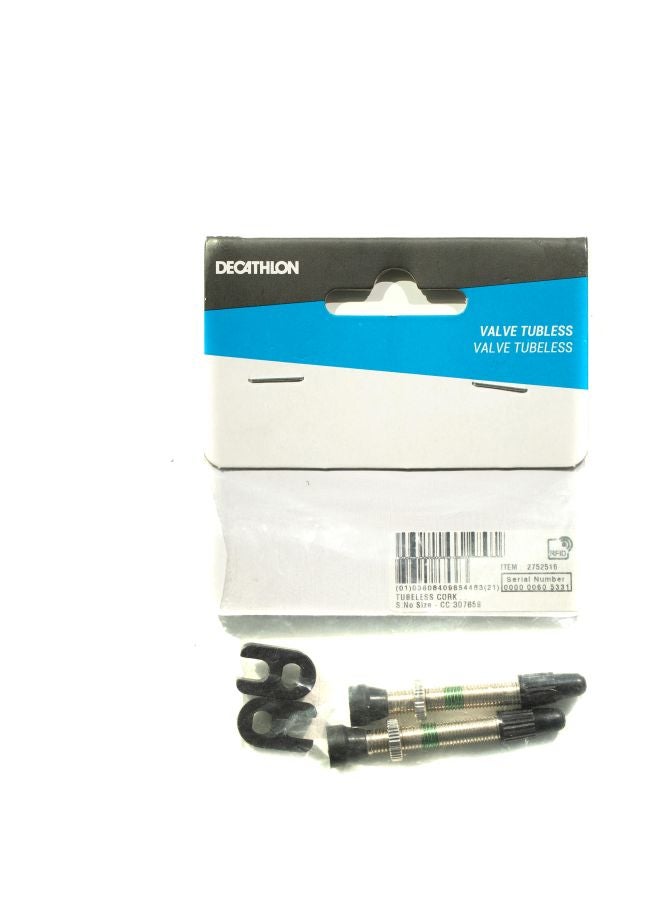 Btwin 2-Piece Tubeless Bicycle Tyre Valve Set  - Image 2