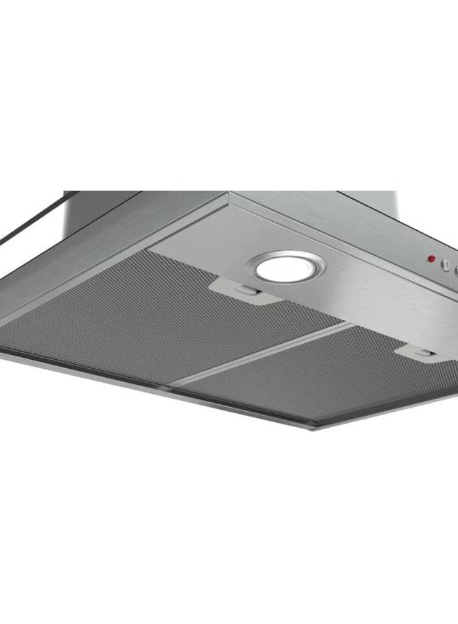 BOSCH Serie | 4 Wall-Mounted Cooker Hood 60cm Clear Glass 252 W DWG66CD50Z Silver - Image 3