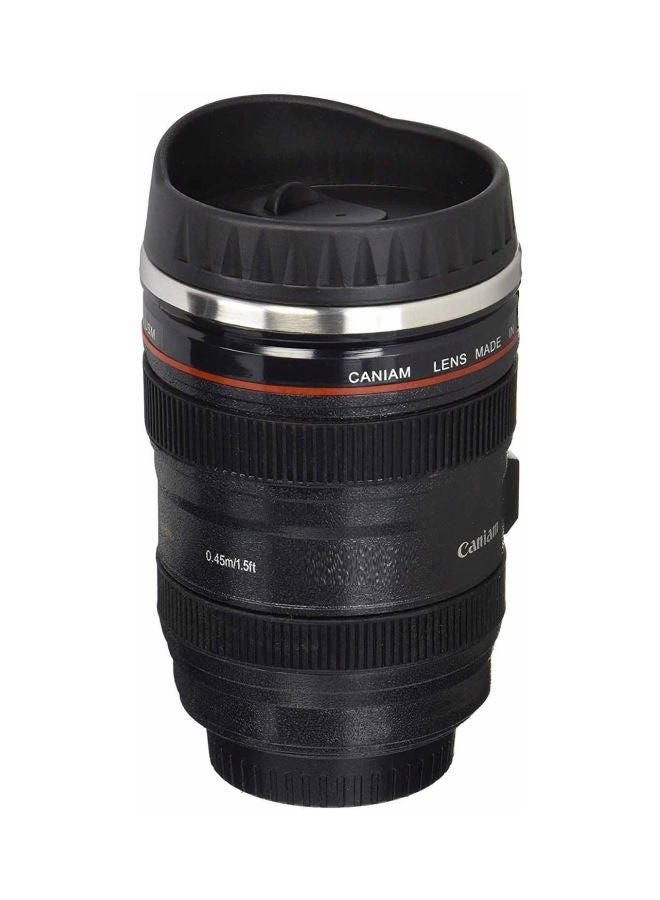 Camera Lens Mug Black 400ml - Image 2