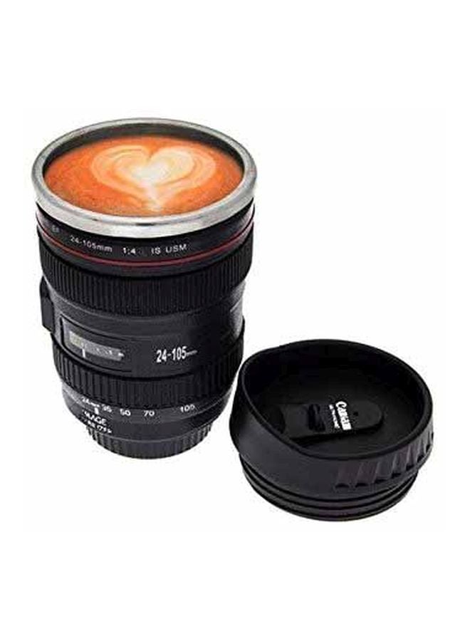 Camera Lens Mug Black 400ml - Image 3