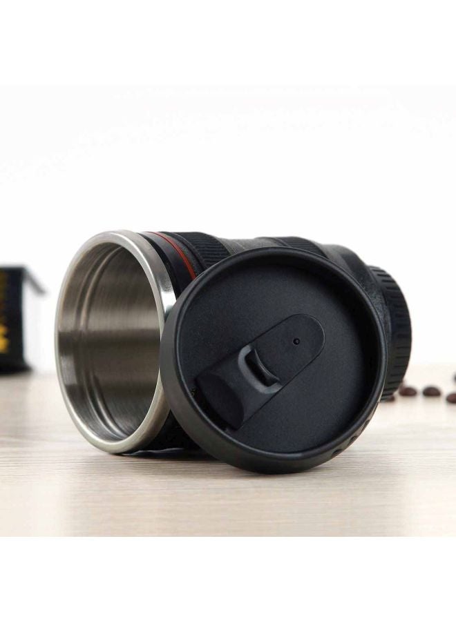 Camera Lens Mug Black 400ml - Image 4