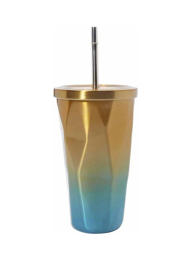 Goldedge - Stainless Steel Inside Tumbler Gold/Blue - Image 1