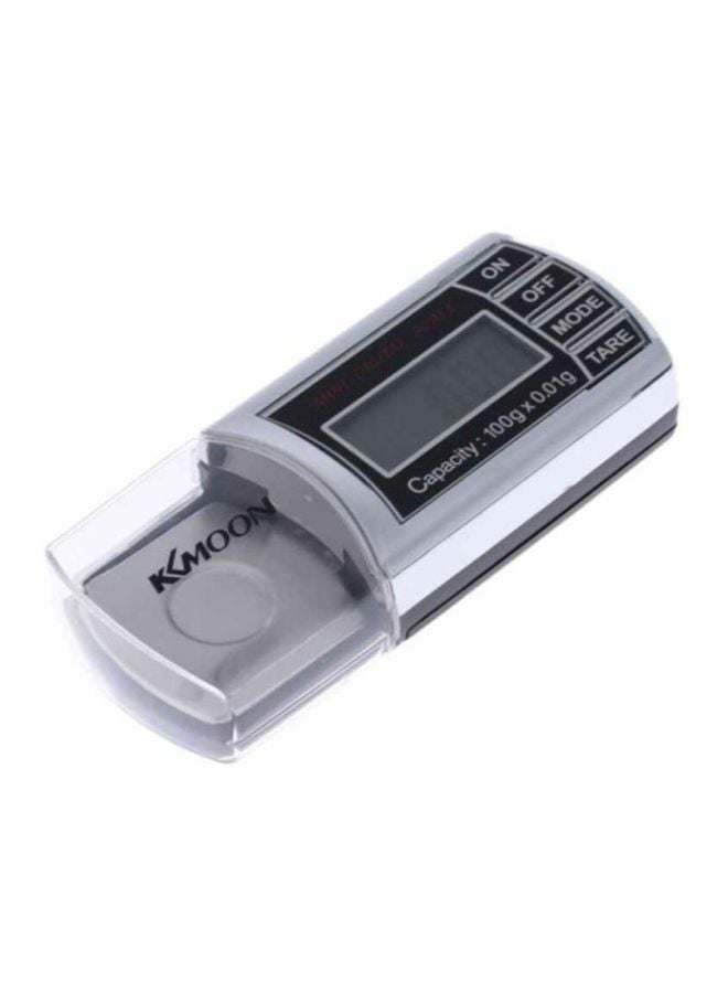 كيه كيه مون ميزان رقمي لقياس الأوزان أبيض/ أسود 110x22x47.5مم - Image 5