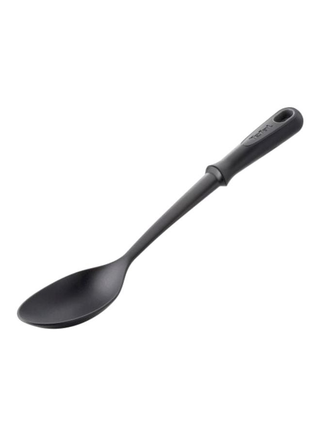 تيفال TEFAL ملعقة Comfort | أداة مطبخ | مقاومة للحرارة العالية | خالية من الخدوش للأواني | قابلة للغسل في غسالة الأطباق | تصميم مريح | أسود | بلاستيك | ضمان لمدة سنتين | K1290114 أسود 39.2x11.5x2.5سم  - Image 1