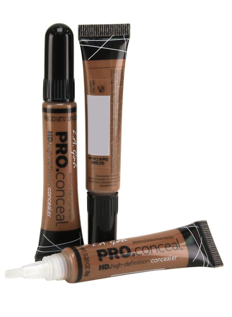 LA Girl - Pack Of 3 Pro High Definition Concealer 988 Dark Cocoa - Image 1