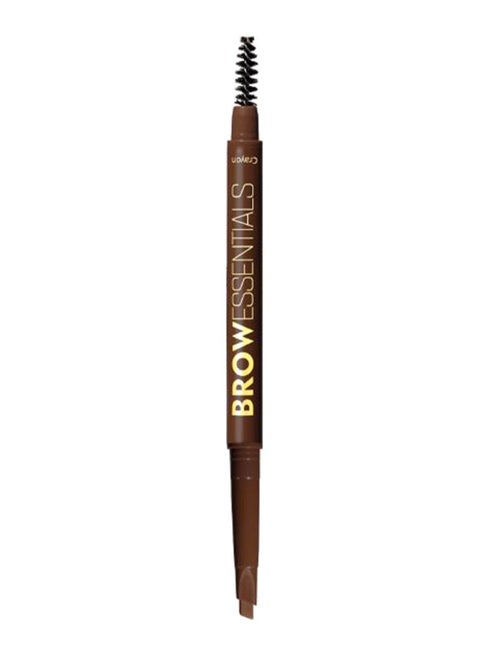 2-In-1 Brow Essentials Crayon Pencil With Brush Chocolate