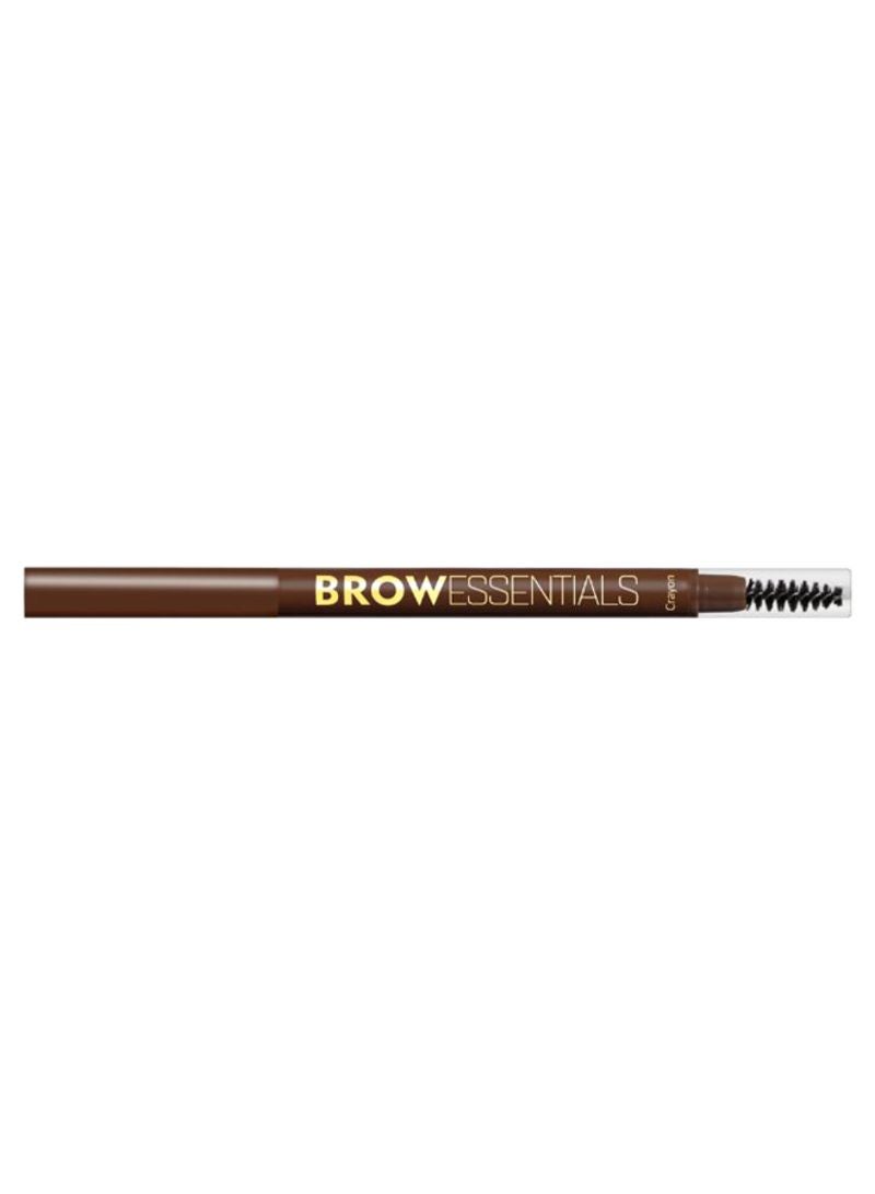 FOREVER52 - 2-In-1 Brow Essentials Crayon Pencil With Brush Chocolate - Image 1