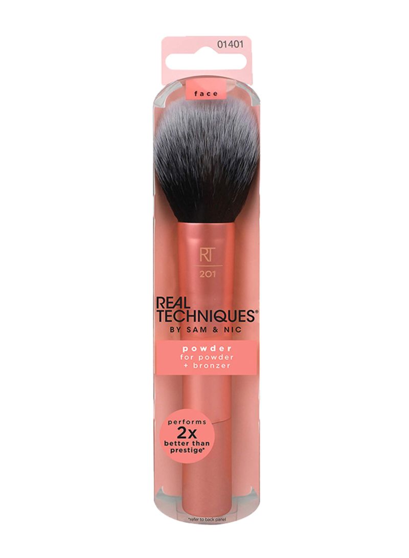 REAL TECHNIQUES Face Powder Brush Pink/Black/White  - Image 1