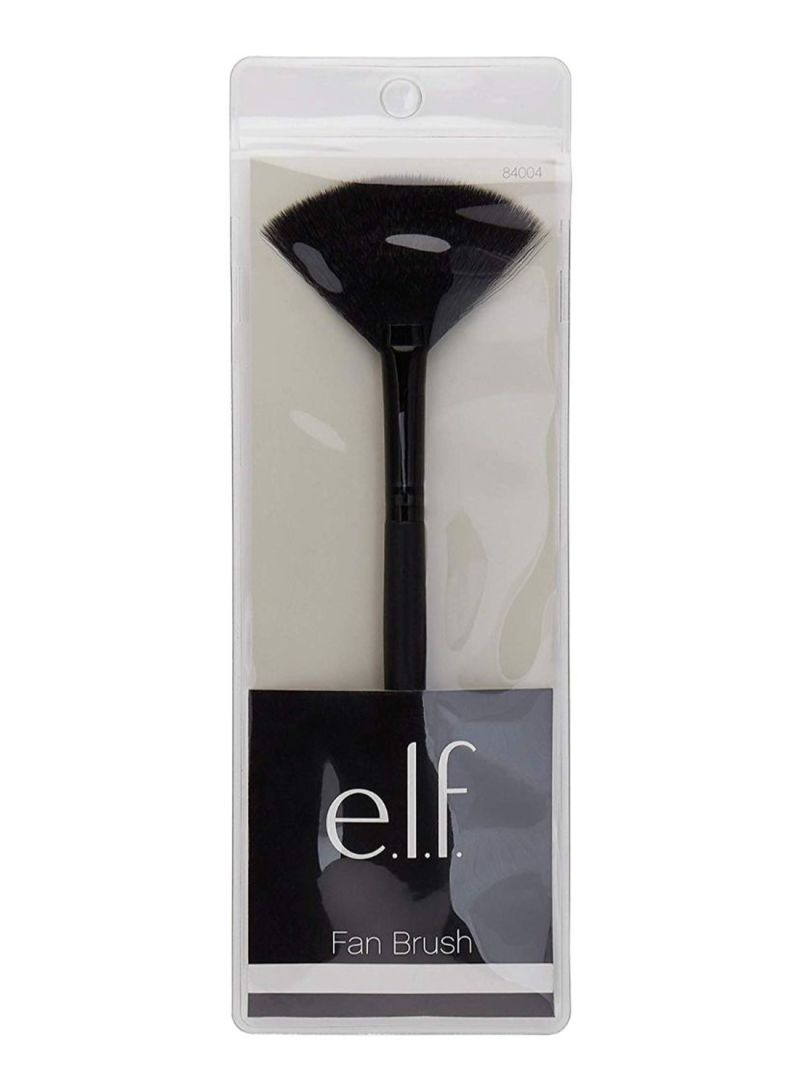 elf Studio Fan Face Brush Black - Image 2