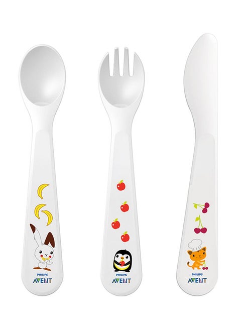 Toddler Fork, Spoon And Knife Set