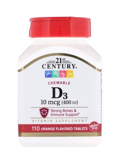 Chewable D3 400 IU Supplement - 110 Tablets - v1596176125/N32288099A_1