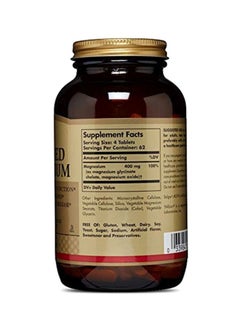 Solgar Chelated Magnesium Dietary Supplement - 250 Tablets  - Image 2