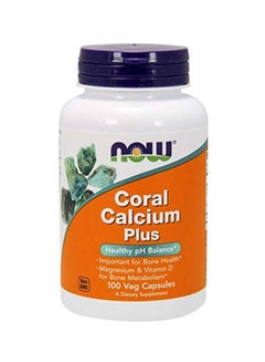 Coral Calcium Plus Dietary Supplement - 100 Veg Capsules - v1596176127/N32254226A_1