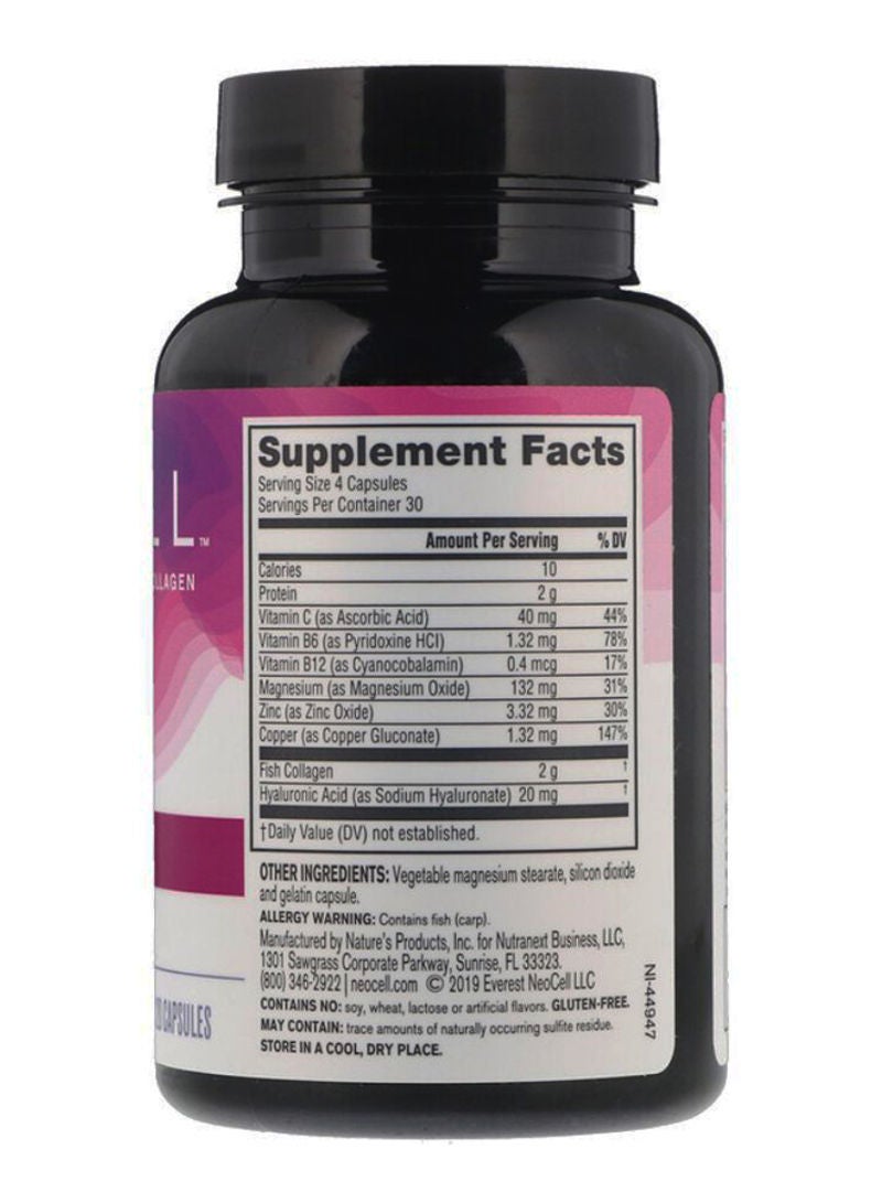 NEOCELL - Marine Collagen Dietary Supplement - 120 Capsules - Image 1