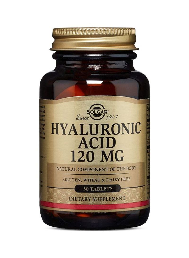 Solgar Pack Of 2 Hyaluronic Acid 120mg - 30 Tablets - Image 1