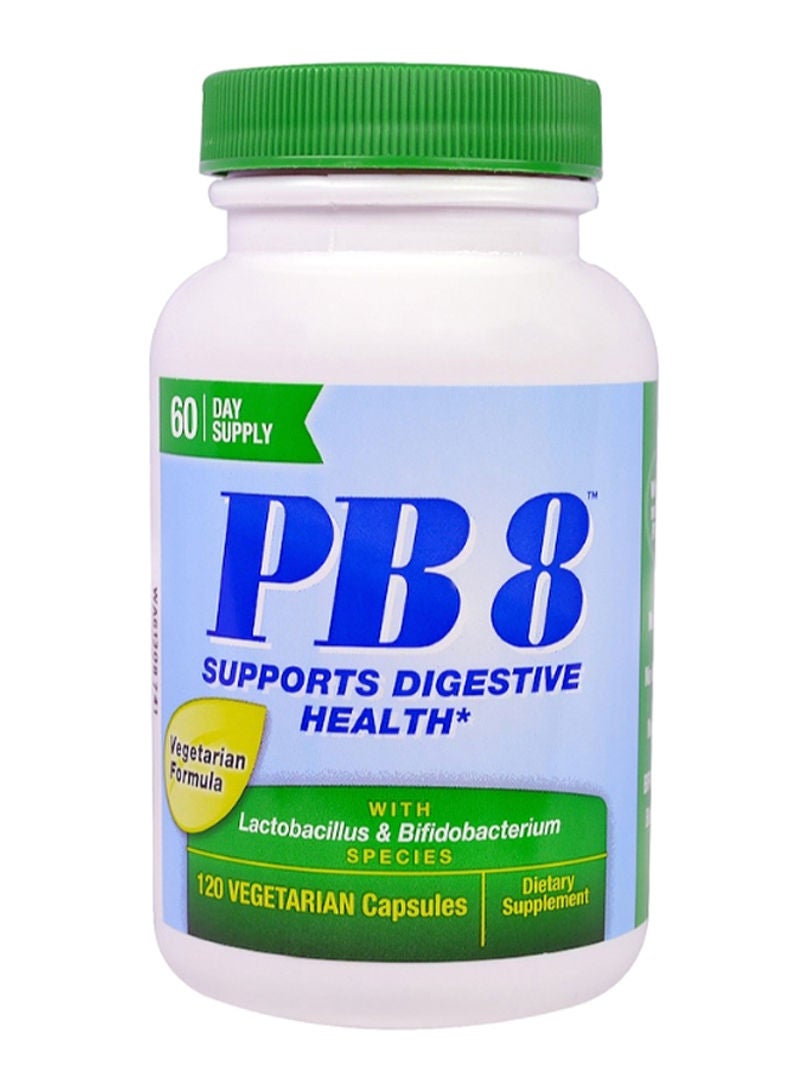 Nutrition Now - PB8 With Lactobacillus And Bifidobacterium - 120 Capsules - Image 1