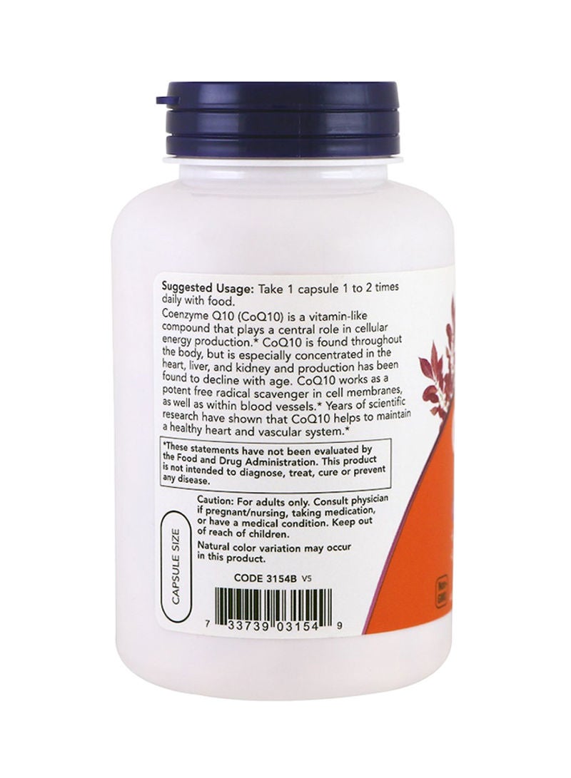 Now Foods CoQ10 Dietary Supplement 60mg - 180 Capsules - Image 3