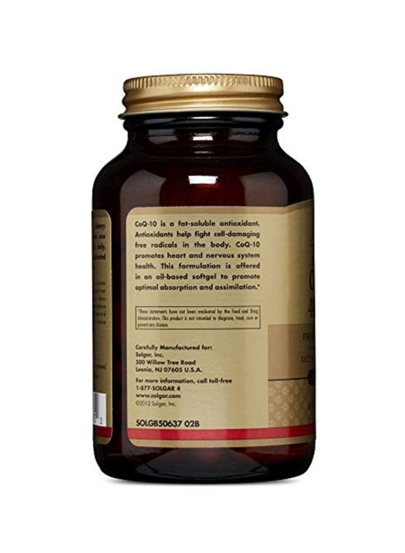 Solgar Megasorb CoQ-10 Dietary Supplement 400mg - 60 Softgels - Image 4