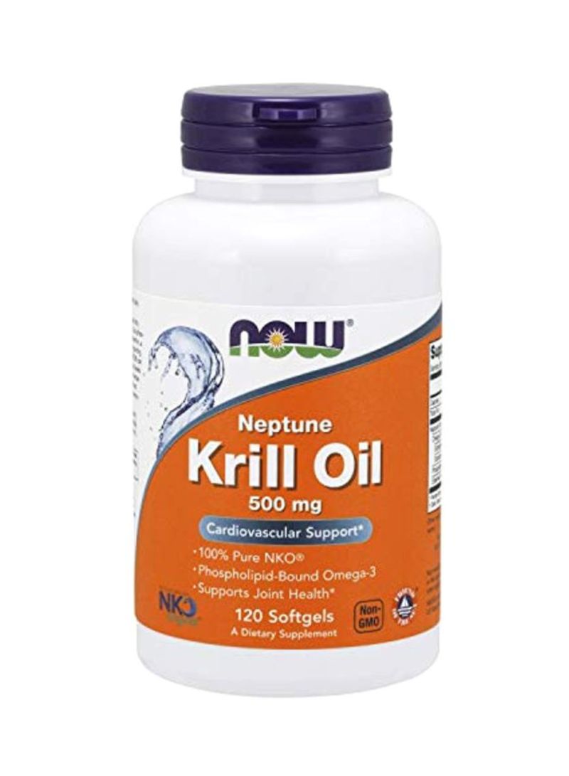 Now Foods Neptune Krill Oil Dietary Supplement 500 mg - 120 Capsules  - Image 1