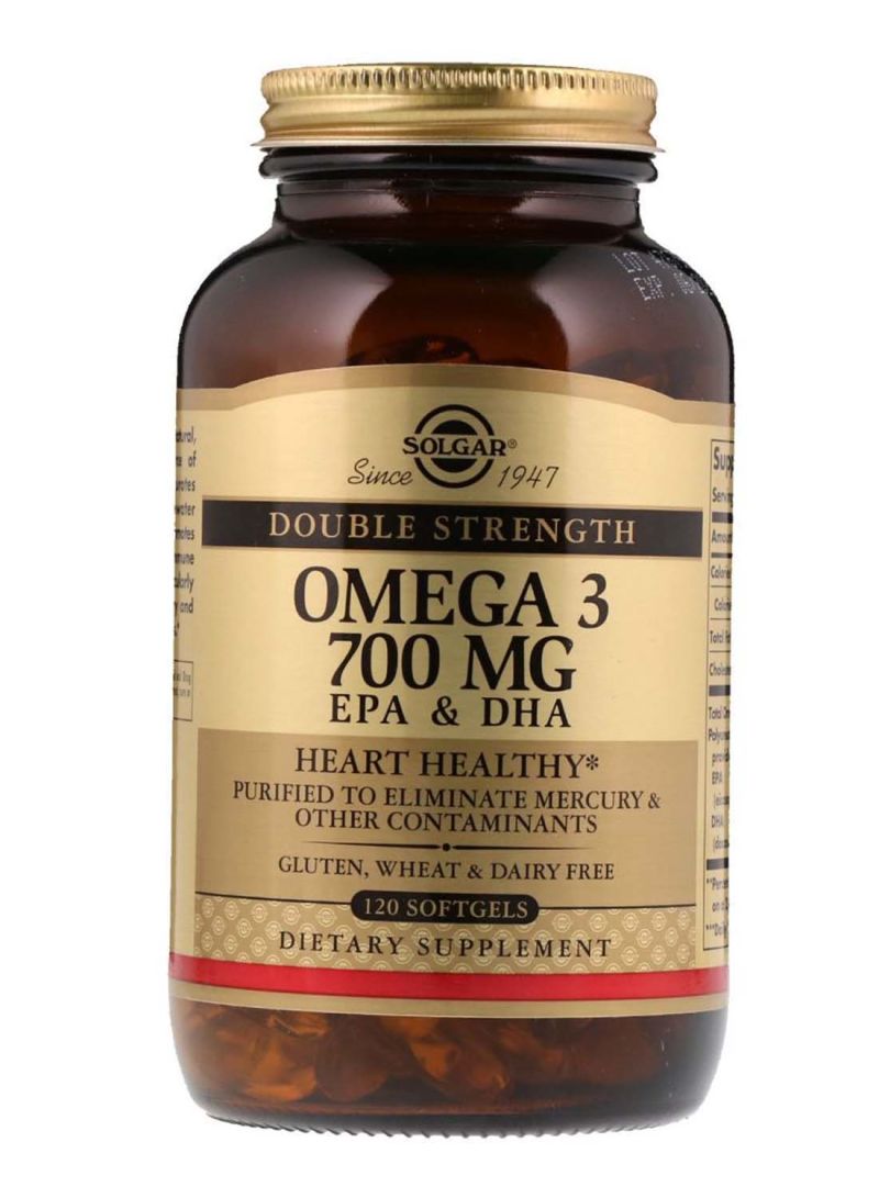 Solgar Omega-3 EPA And DHA Dietary Supplement - 120 Softgels - Image 1