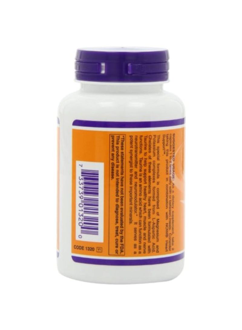 Now Foods Pack Of 2 Magnesium And Potassium Aspartate Dietary Supplement - 120 Capsules - Image 5
