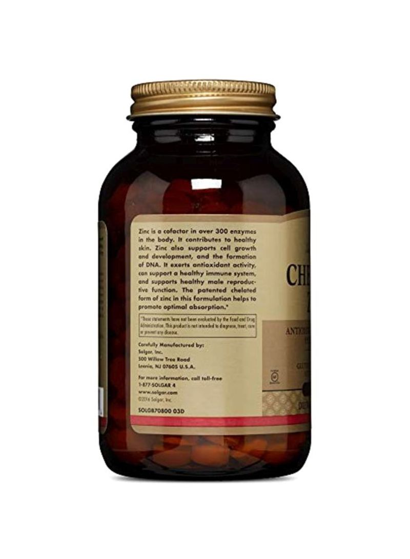Solgar Chelated Zinc Dietary Supplement - 250 Tablets - Image 4